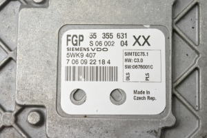 Opel Vectra C (2002–2008) Engine control unit 55355631 - 2