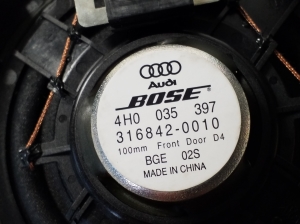 AUDI A8 D4 (2010–2017) Lautsprecher Tür vorne 4H0035397 - 3