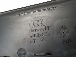 AUDI A8 D4 (2010–2017) Trunk interior trim 4H0853268 - 4