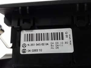 Mercedes Benz R-Class 251 (2006–2017) Headlight switch A2515456204 - 3