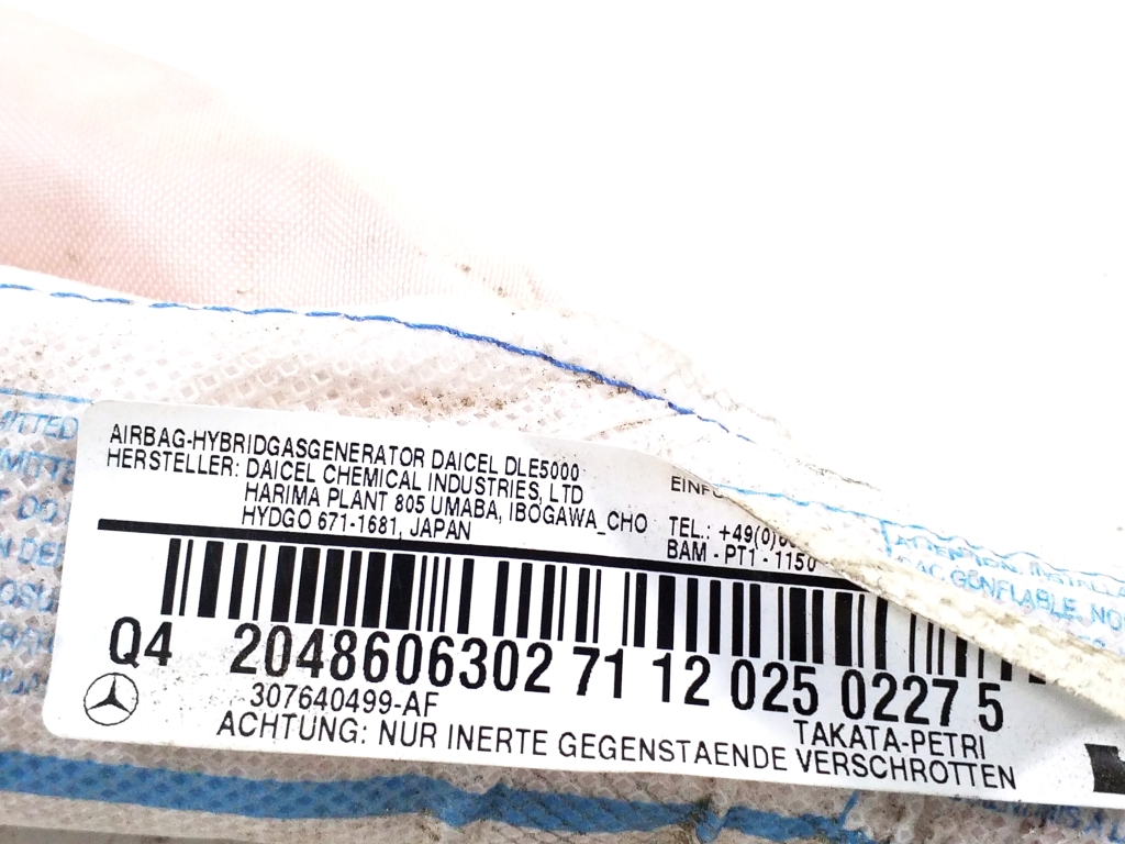 MERCEDES-BENZ C-Class W204/S204/C204 (2004-2015) Left Side Roof Airbag SRS A2048606302 21919568