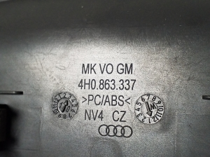 AUDI A8 D4 (2010–2017) Sonstiges Teil der Mittelkonsole 4H0863337 - 3