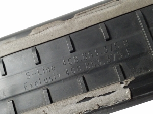 AUDI A7 (2010–2018) Inner sill trim 4G8853375B - 2