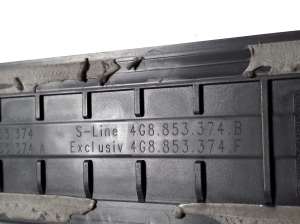 AUDI A7 (2010–2018) Inner sill trim 4G8853374B - 3