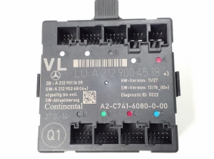 Mercedes Benz E-Class W212 (2009–2015) Front door control unit A2129004518 - 2