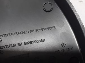 Dacia Duster (2017–2024) Priekšējo durvju apšuvuma apdare 802920605r - 3