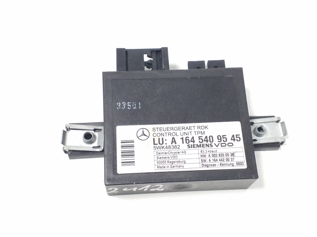 Mercedes Benz SL-Class 230 (2001–2012) Tire pressure control module A1645409545 Mercedes Benz SL-Class 230 (2001–2012) Tire pressure control module A1645409545