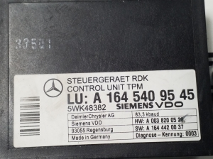 Mercedes Benz SL-Class 230 (2001–2012) Tire pressure control module A1645409545 - 3