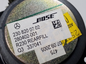 Mercedes Benz SL-Class 230 (2001–2012) Speaker A2308200702 - 2