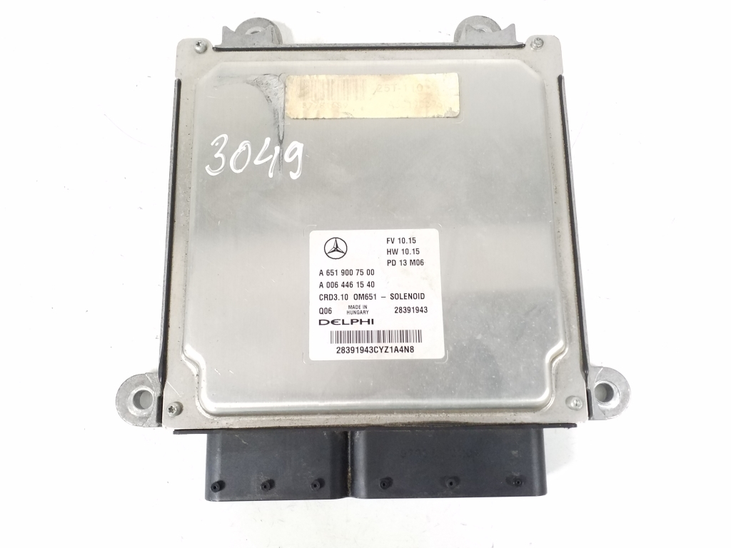 MERCEDES-BENZ SLK-Class R172 (2011-2020) Moottorin ohjausyksikkö ECU A6519007500 21920399