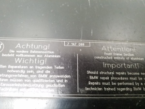 BMW 5 SERIES E60 (2003–2010) Kapotialune kate 7147088 - 2