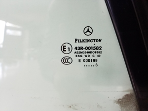 Mercedes Benz SLK-Class 172 (2011–2026) Seitenscheibe hinten (Karosserie) - 2