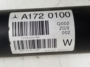 Mercedes Benz SLK-Class 172 (2011–2026) Kardanwelle A1724100100 - 4