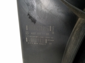 Mercedes Benz S-Class 221 (2005–2013) Dzesēšanas ventilators A2215001193 - 3