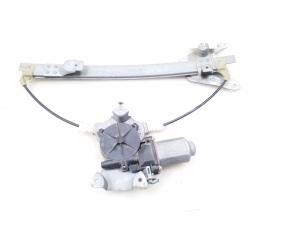 Rear side door window regulator and its parts