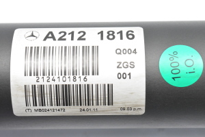 Mercedes Benz E-Class W212 (2009–2015) Kardanwelle A2121816 - 4