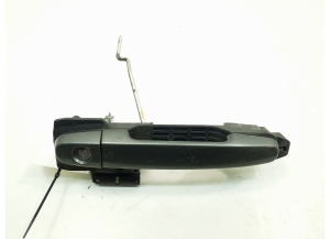 Front door external opening handle and its details