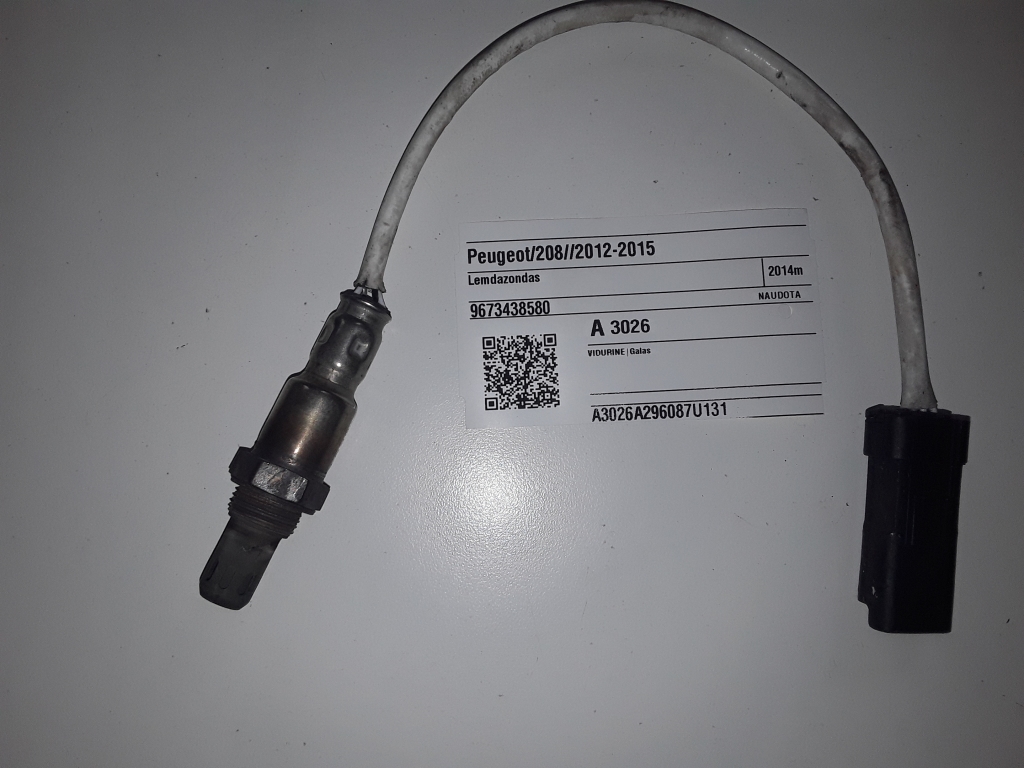 PEUGEOT 208 Peugeot 208 (2012-2015) Lambda oksygensensor 9673438580 26595988