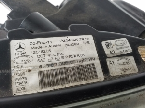 Mercedes Benz GLK-Class 204 (2008–2015) Scheinwerfer vorne A2048207959 - 3