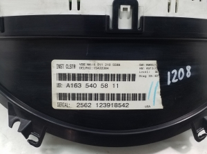 Mercedes Benz ML-Class 163 (1998–2005) Mērinstrumentu panelis A1635405811 - 4
