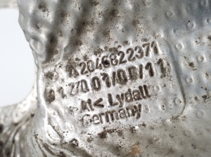Mercedes Benz GLK-Class 204 (2008–2015) Hitzeschutzblech Schalldämpfer A2046822371 - 2