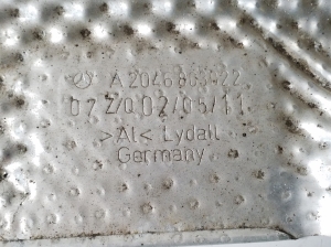 Mercedes Benz GLK-Class 204 (2008–2015) Hitzeschutzblech Schalldämpfer A2046803022 - 2
