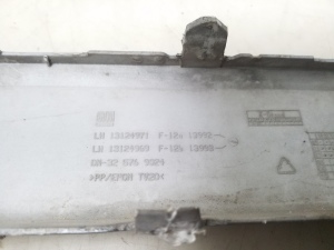 Opel Zafira B (2005–2014) Zierleiste für die Frontstoßstange 13124971 - 2