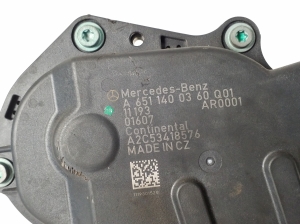 Mercedes Benz C-Class 204 (2007–2014) EGR-klapp A6511400360 - 3