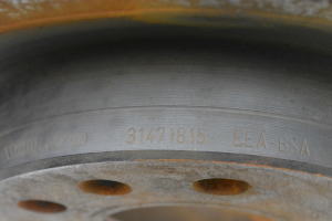  Rear brake disc 