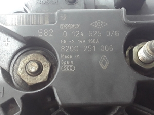 RENAULT Laguna II (2001–2007) Lichtmaschine 8200251006 - 2