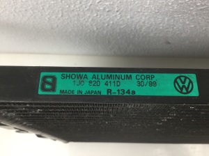 Volkswagen Golf IV (1997–2003) Konditsioneeri radiaator ja selle osad 1J0820411D - 3