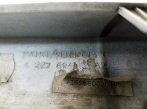 Mercedes Benz S-Class 222 (2013–2020) Veel üks välise aknalaua detail A2226948082 - 2