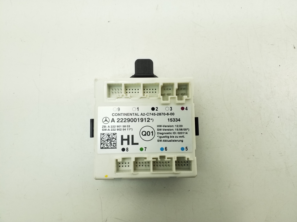 Used Mercedes Benz GLCClass Rear side door control unit A2229001912