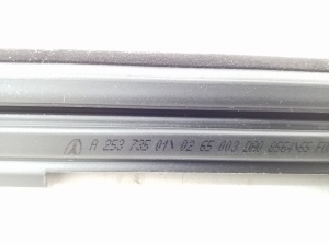  Rear side door strip to glass inner 