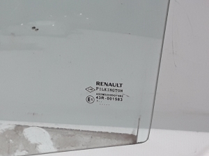 RENAULT Twingo II (2007–2014) Priekšējo durvju stikls 8200385968 - 2
