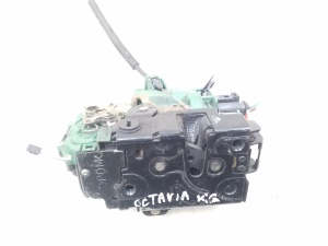 Skoda Octavia II (2004–2013) Rear side door lock 117684104 - 3