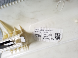AUDI A6 C7 (2011–2018) Esipiilari siseviimistlus klaasi juures 4G0867234 - 2
