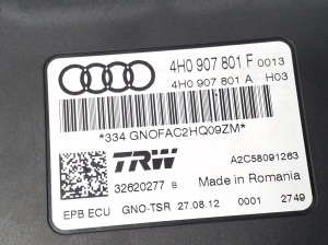 AUDI A6 C7 (2011–2018) Module de commande du frein de stationnement électrique 4H0907801F - 2