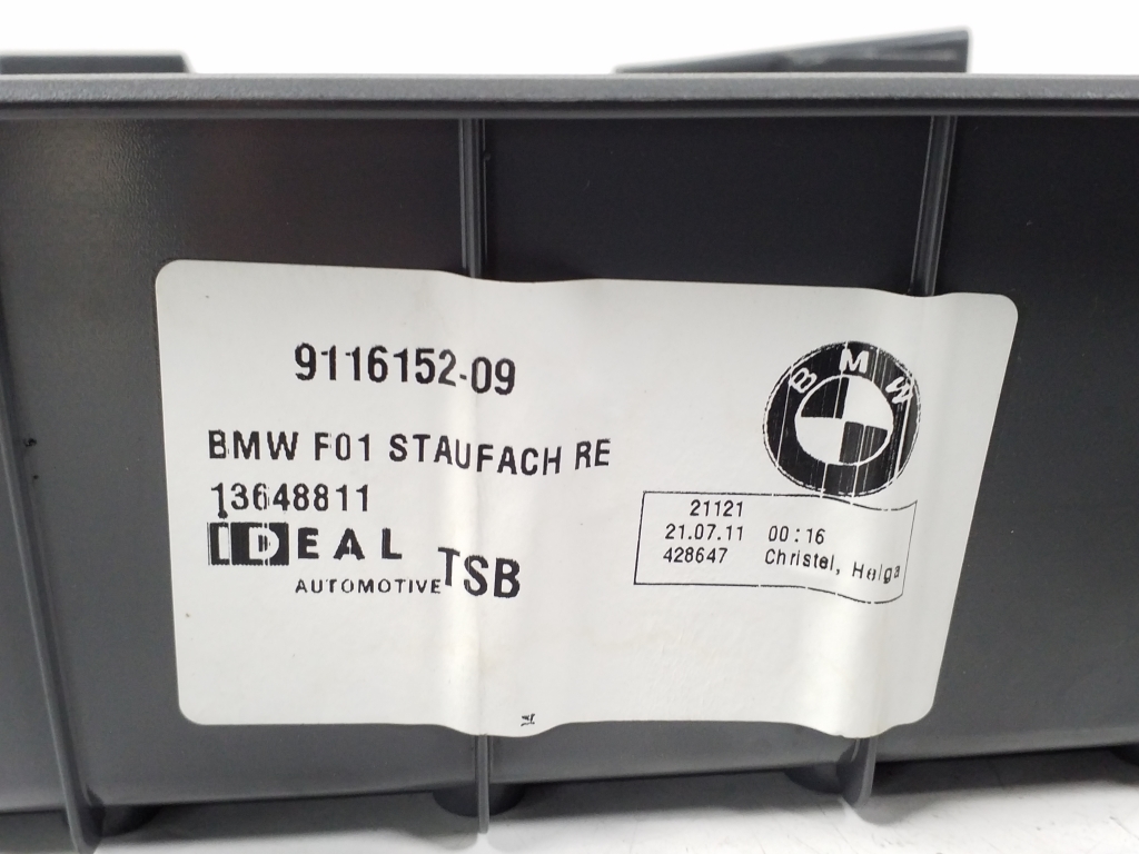 BMW 7 Series F01/F02 (2008-2015) Другие внутренние детали 9116152 21921637