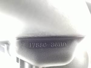 TOYOTA RAV 4 A4 (2012–2018) Õhu sisselaske voolik 1788036110 - 2