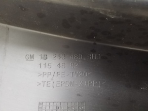 Opel Insignia (2008–2017) Windlaufverkleidung (Scheibenwischerabdeckung) 13243480 - 3