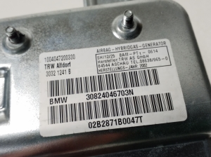 BMW 7 SERIJA E65 (2001–2008) Airbag für vordere Türen 8240467 - 2