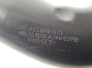 Mercedes Benz B-Class 246 (2011–2017) Ladeluftkühlerschlauch A6510901737 - 2