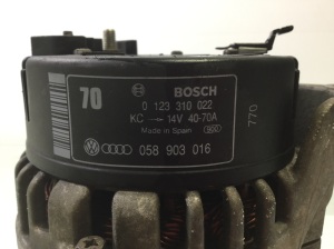 AUDI A4 B5 (1994–2001) Lichtmaschine 058903016 - 3