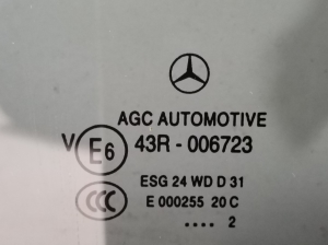 Mercedes Benz B-Class 246 (2011–2017) Rear quarter glass A2466702312 - 2