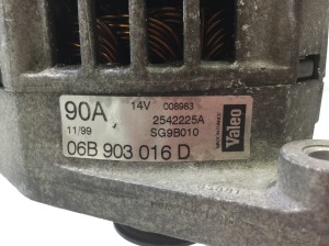 AUDI A4 B5 (1994–2001) Lichtmaschine 06B903016D - 3