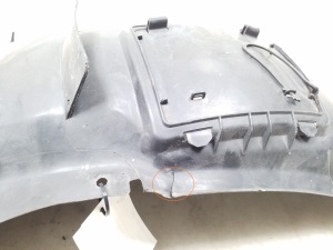 Opel Astra H (2004–2010) Front wheel arch liner 13125602 - 3