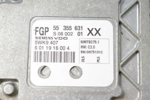 Opel Vectra C (2002–2008) Motorsteuergerät 55355631 - 3