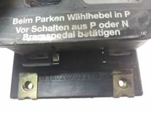 Mercedes Benz S-Class 140 (1991–1998) Käiguvahetusmehhanism ja selle osad - 4