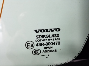 VOLVO XC60 (2008–2017) Seitenscheibe hinten (Karosserie) - 3